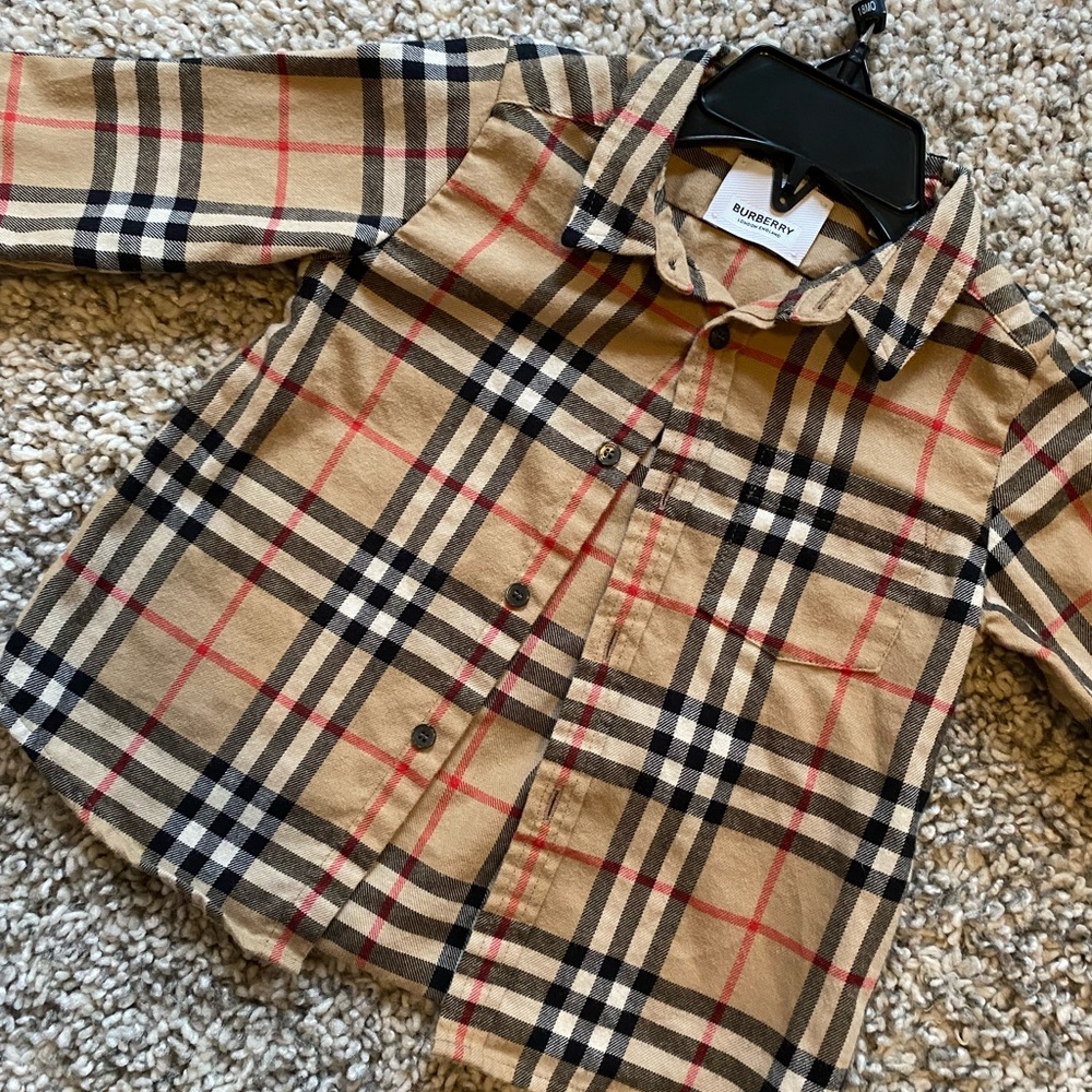 Boys Burberry Button-down